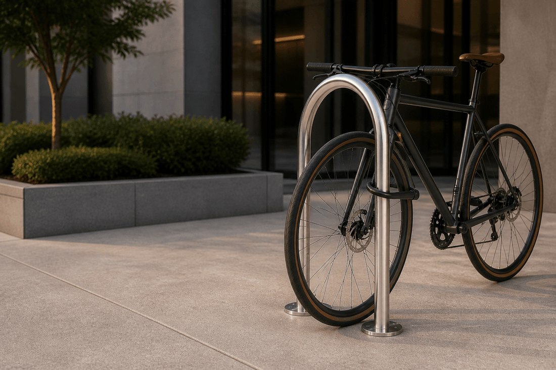 Steel Bike Hoop – Outdoor Bike Parking Rack